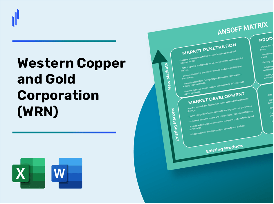 Western Copper and Gold Corporation (WRN)Ansoff Matrix