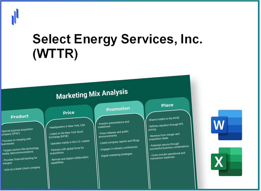 Marketing Mix Analysis of Select Energy Services, Inc. (WTTR)