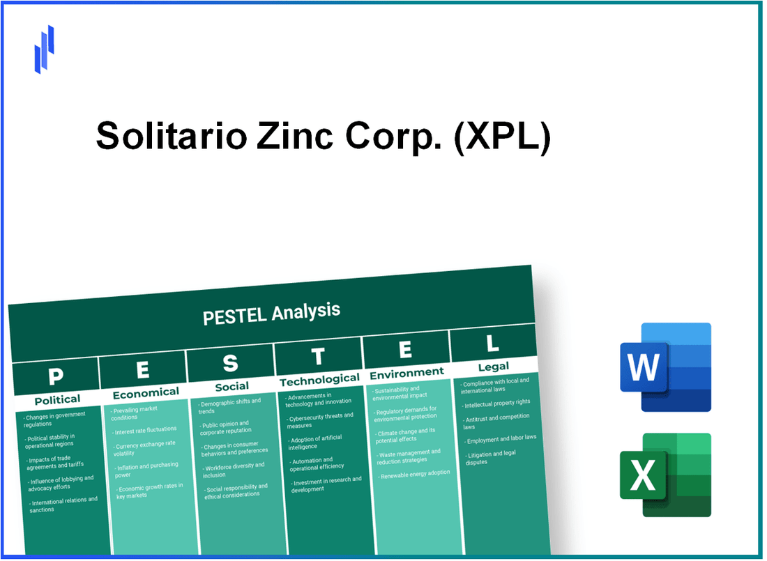 PESTEL Analysis of Solitario Zinc Corp. (XPL)