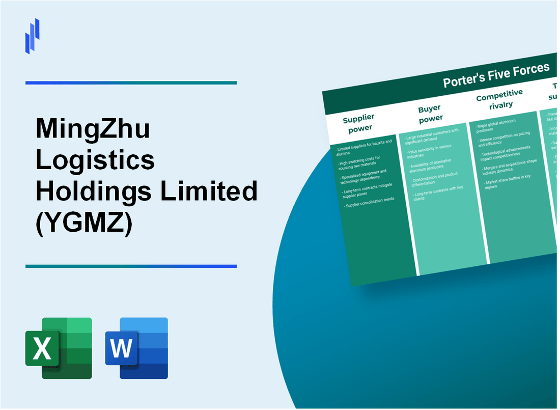 What are the Porter’s Five Forces of MingZhu Logistics Holdings Limited (YGMZ)?