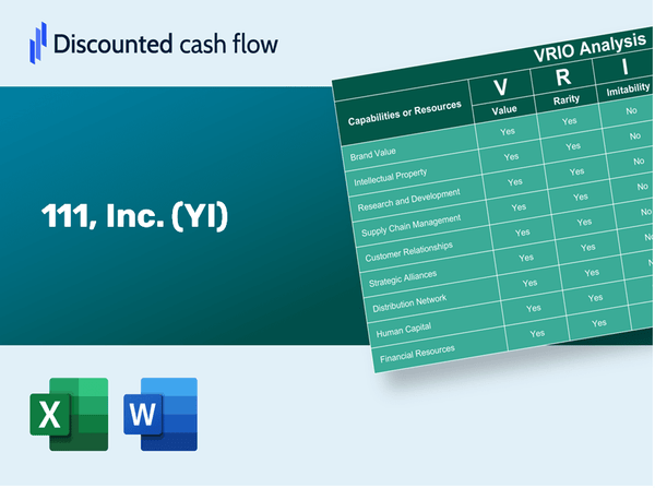 111, Inc. (YI) VRIO Analysis