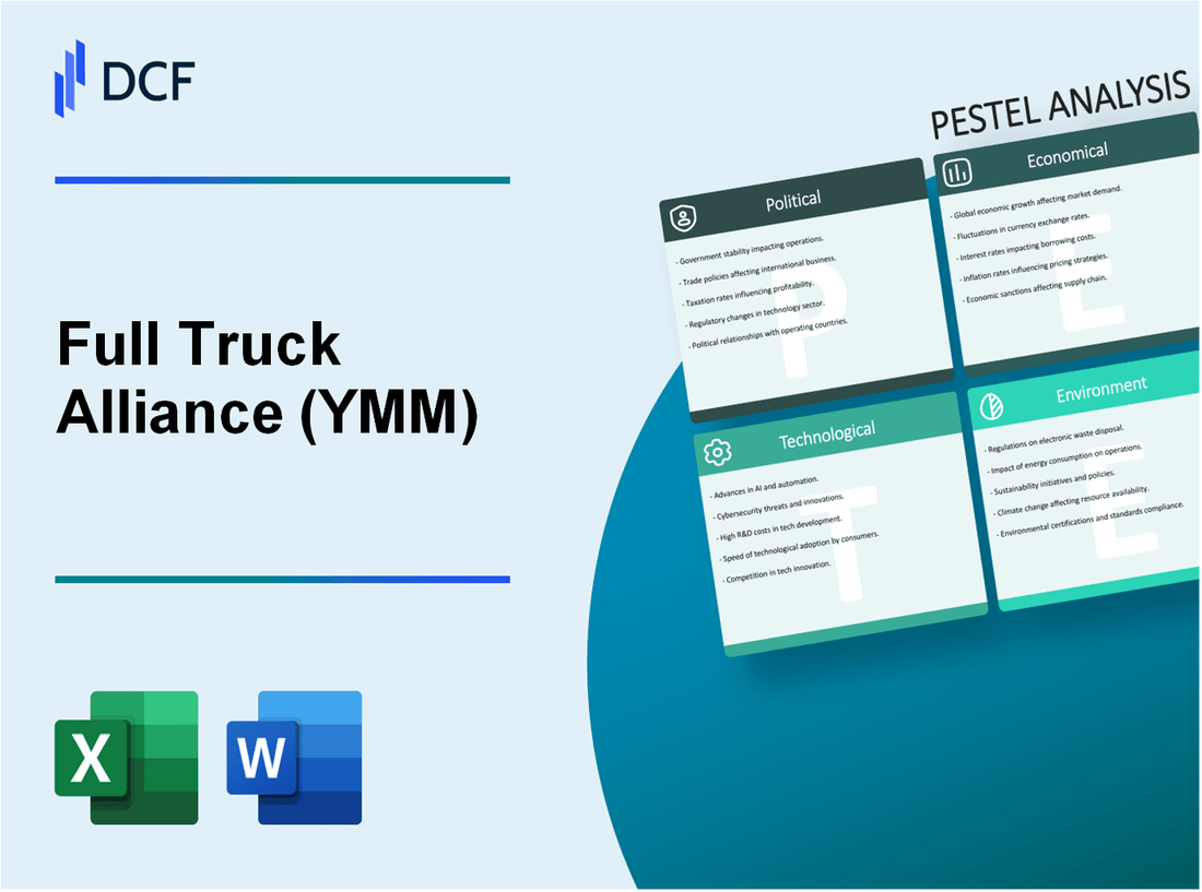 Full Truck Alliance Co. Ltd. (YMM): PESTEL Analysis