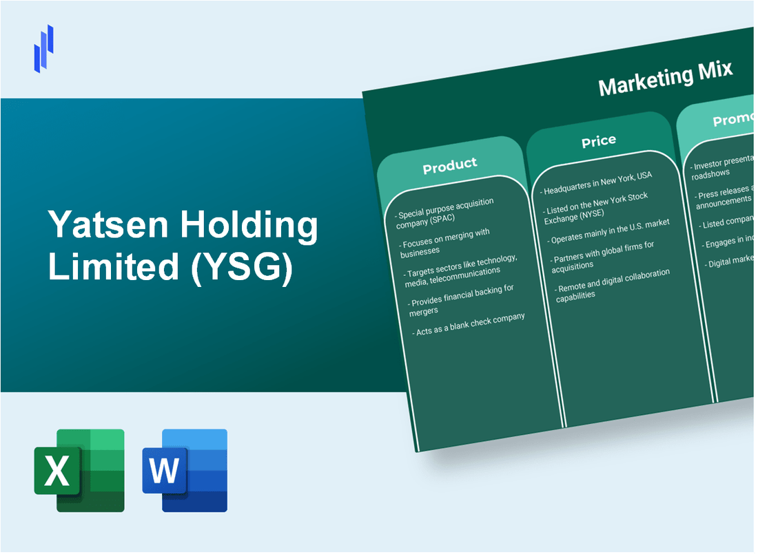 Marketing Mix Analysis of Yatsen Holding Limited (YSG)