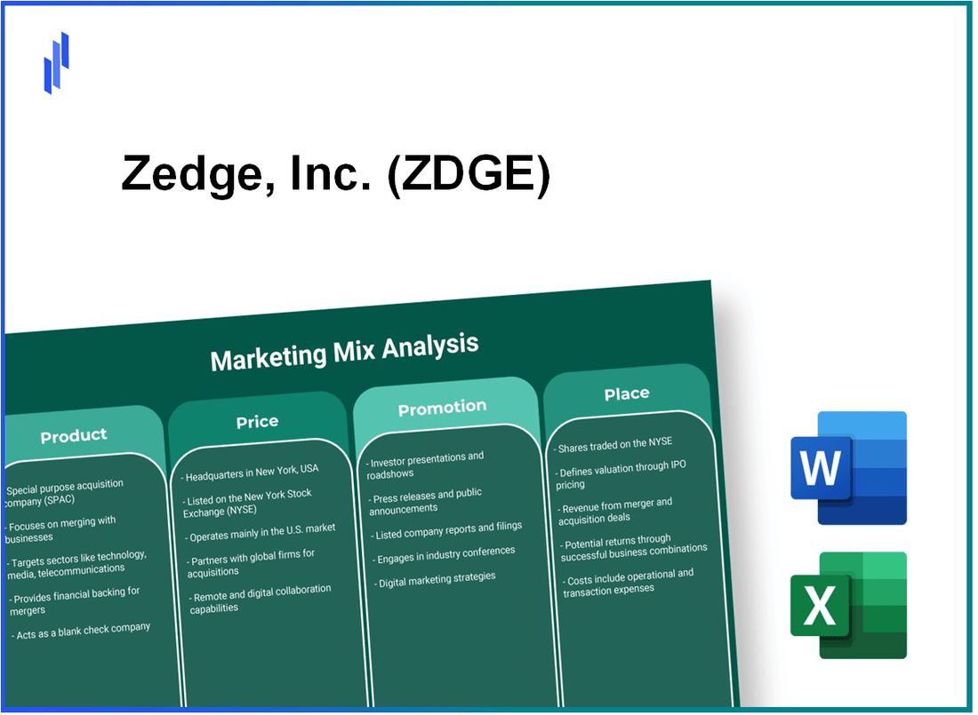 Marketing Mix Analysis of Zedge, Inc. (ZDGE)