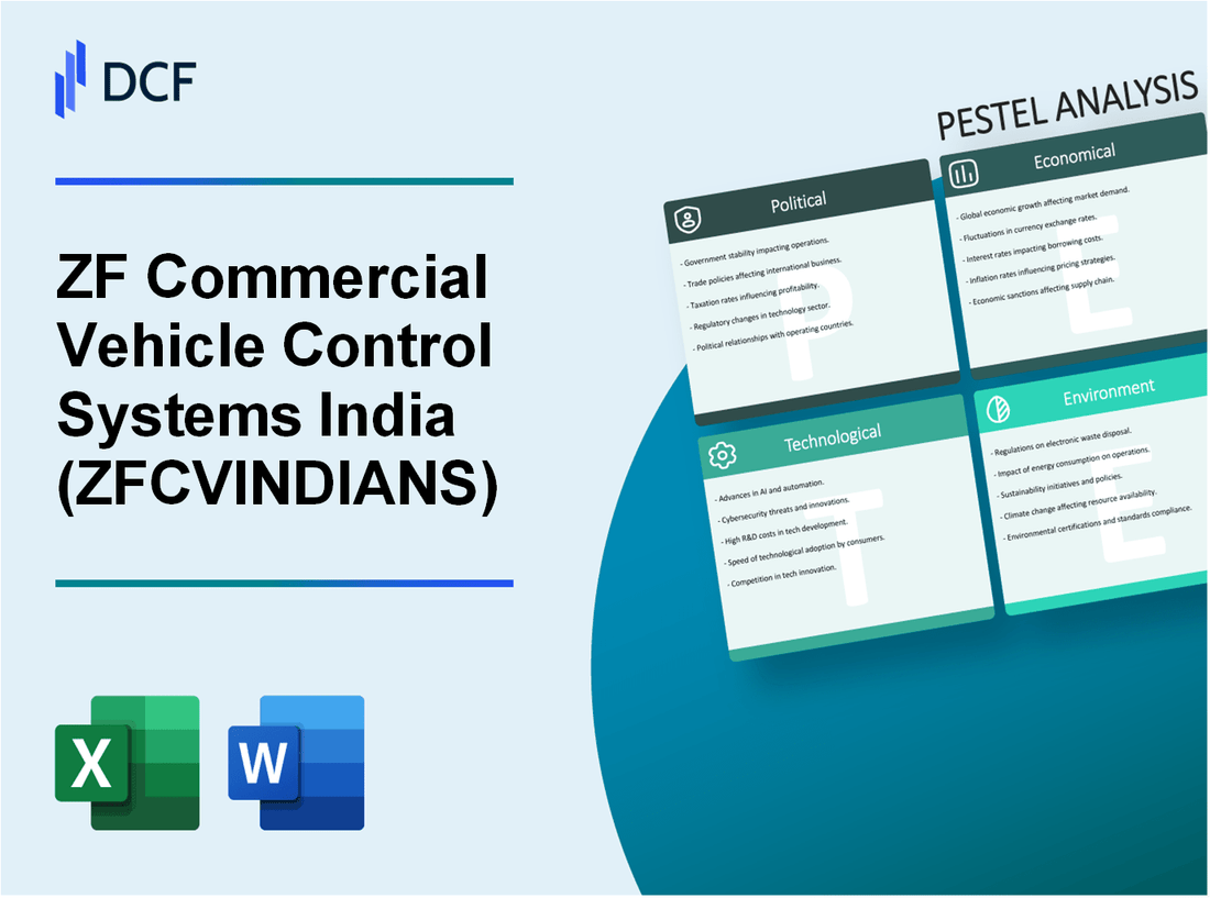 ZF Commercial Vehicle Control Systems India Limited (ZFCVINDIA.NS): PESTEL Analysis