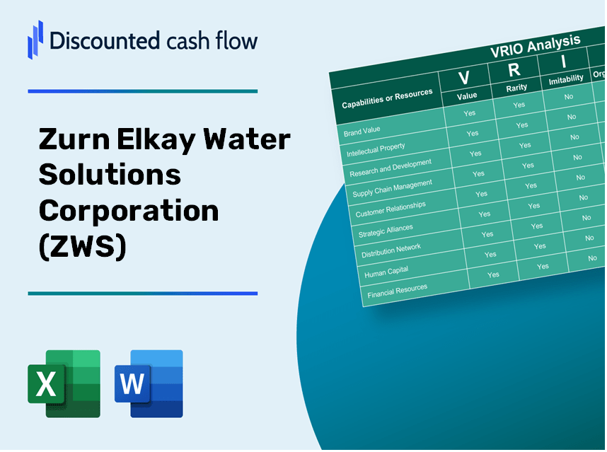 Zurn Elkay Water Solutions Corporation (ZWS): VRIO Analysis [10-2024 Updated]